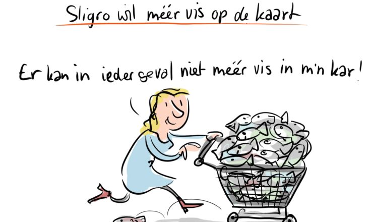 Vis op de kaart